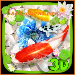 3D koi fish theme icon