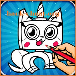 Coloring Book for Unikitty icon
