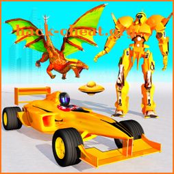 Flying Dragon Robot Car Games icon