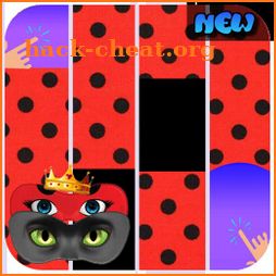 Ladybug Noir Piano Tiles 2020 icon