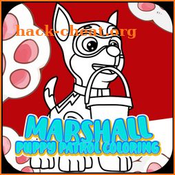 Marshall Puppy Patrol Coloring - Paw Dogs Pictures icon