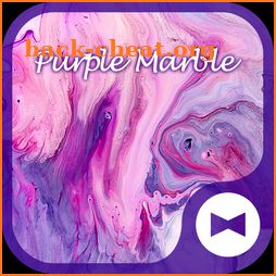 Stylish Wallpaper Purple Marble Theme icon
