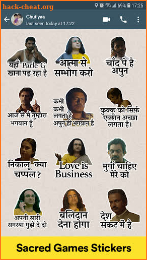 Bindaas: Hindi stickers, WA Status WAStickerApps screenshot