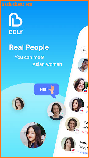 BOLY: Asian Dating Meet Chat screenshot