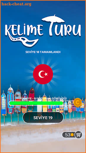 Kelime Turu - Türkçe Bulmacalarla Dünyayı Gez screenshot