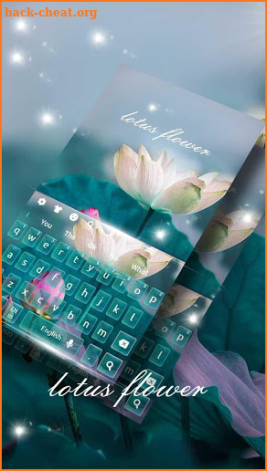 Lotus Flower Keyboard screenshot