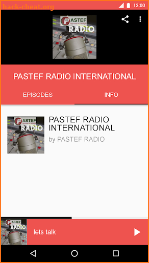 PASTEF RADIO INTERNATIONAL screenshot