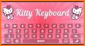 Pink Love Bow Girl Keyboard Theme related image