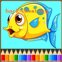 Animals Coloring Book Pages: Kids Coloring Games icon