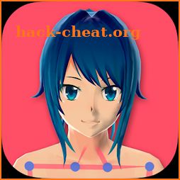 Anime Girl Pose 3D icon
