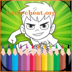 Coloring Pages For Ben Ten And Aliens icon