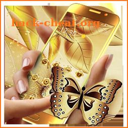 Gold Luxury Leaf Business Theme icon