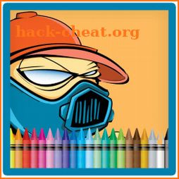 Graffiti Character Coloring Pages icon