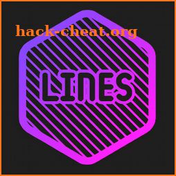 Lines Hexa - Neon Icon Pack icon
