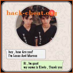 Live Chat With Lucas And Marcus - Prank icon