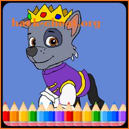 Paw Puppy Patrol Coloring Game icon
