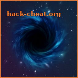 Relaxing black hole icon