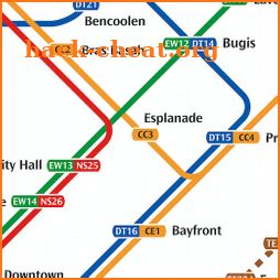 Singapore Train Map (Offline) icon