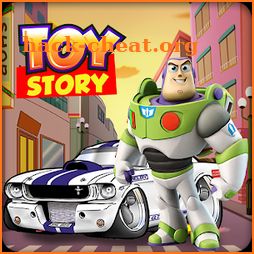 Toy Story Buzz Lightyear and The monster machines icon