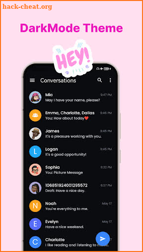 Color Messenger: Messages, SMS screenshot