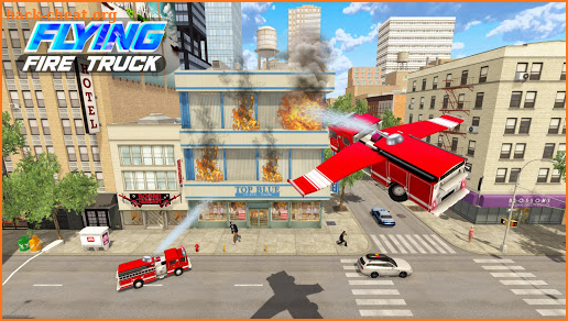 Flying Fire Truck Simulator screenshot