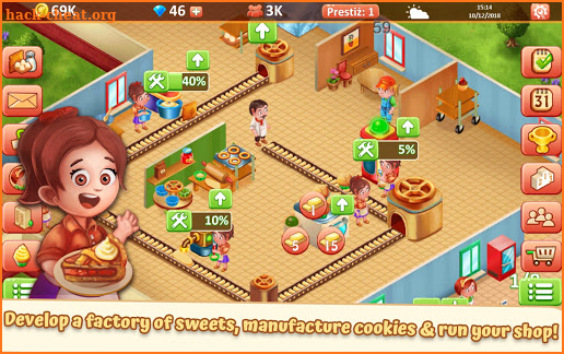 Idle Sweet Bakery - Cakes Factory screenshot