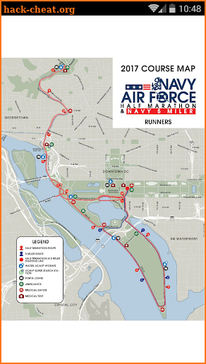 Navy Air Force Half Marathon screenshot