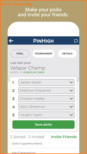 PinHigh - Fantasy Golf screenshot