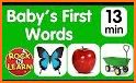 Animals first words, game for toddlers from 1 year related image