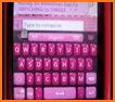 Pink Butterfly Keyboard Theme related image