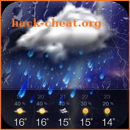 10 Day Forecast, Weather Radar, Current Weather icon