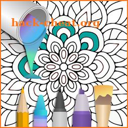 100+ Mandala coloring pages icon