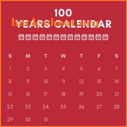 100 Years Calendar   📅 icon