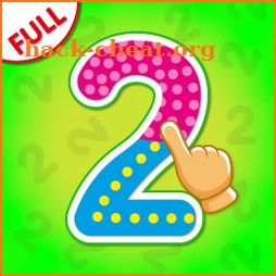 123 numbers tracing, counting, puzzles, spellings icon