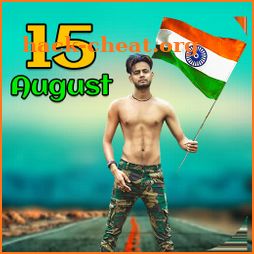 15 August Photo Editor - Indian Flag Face icon