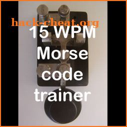 15 WPM Amateur ham radio CW Morse code trainer icon