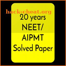 20 years Neet / Aipmt Solved Papers Offline icon