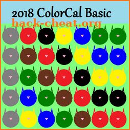 2018 ColorCal USPS color coded letter carriers icon