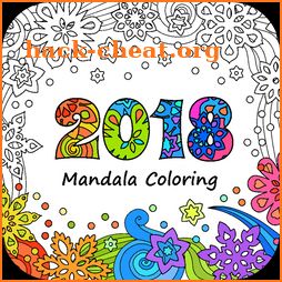 2018 Mandala Coloring icon