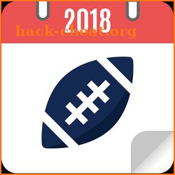 2018 NFL Football Schedule, Scores & Reminder icon