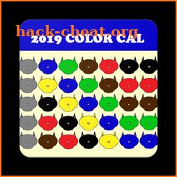 2019 ColorCal (All Colors) USPS carrier calendar icon