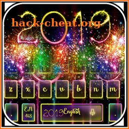 2019 New Year Fireworks Keyboard icon