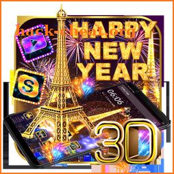 2019 New Year Live 3D Theme icon