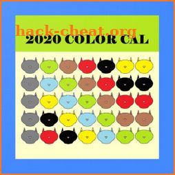 2020 ColorCal USPS Green D Coded carrier calendar icon