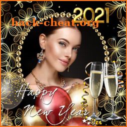 2021 New Year Photo Frame Greeting Wishes icon