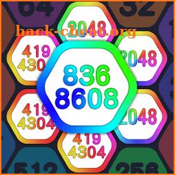 2048 Number Hexagon icon