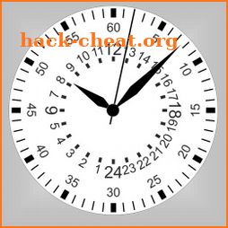 24 Clock shows time icon