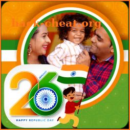 26 January Photo Frames Happy Republic Day Indian icon