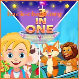 3 in 1 Game - Kids story icon