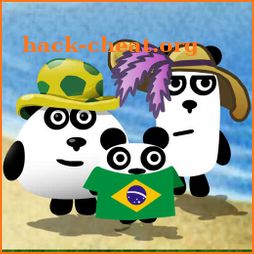 3 Pandas in Brazil : Adventure Puzzle Game icon